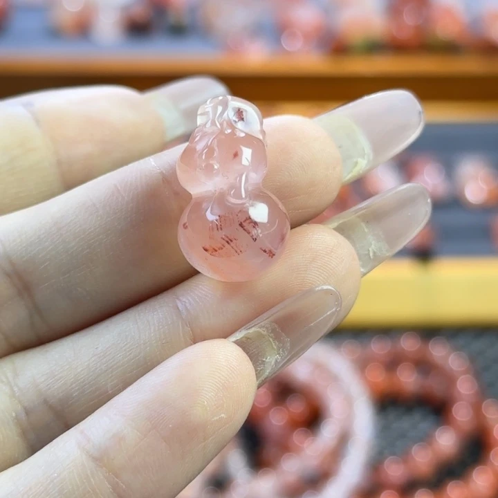 南红玛瑙未镶嵌珠宝半成品葫芦