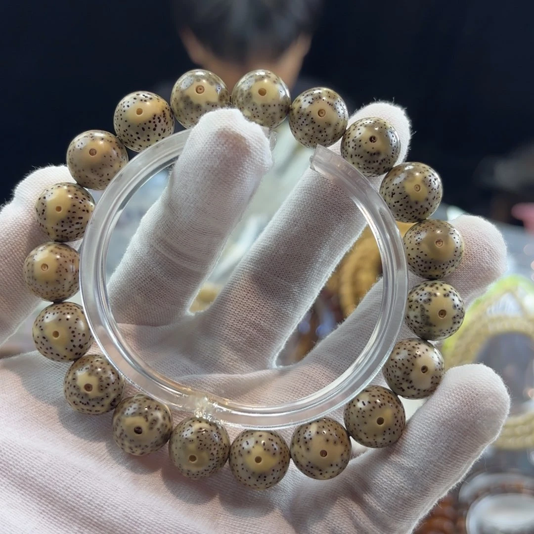 星月菩提手串一线天青花瓷