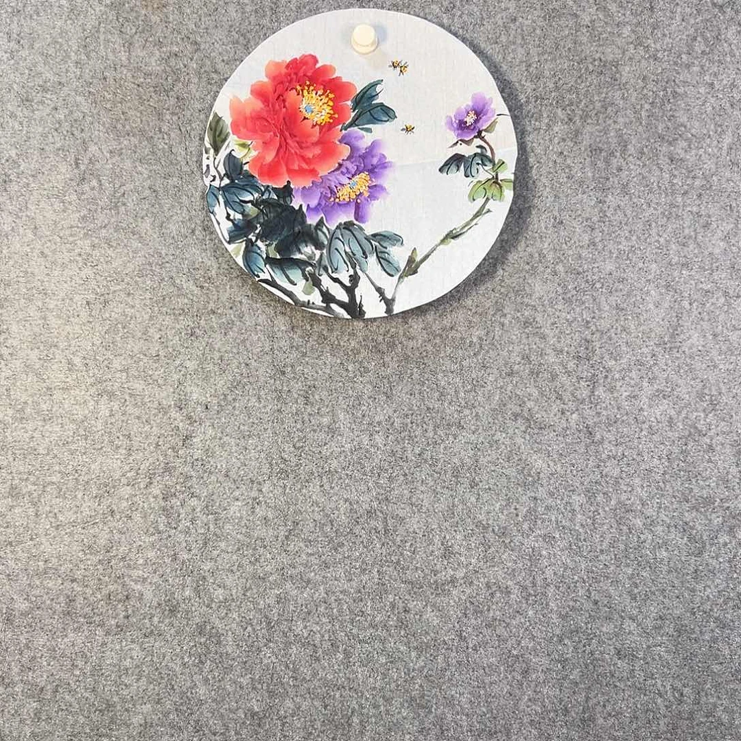 国画616 花鸟在此处飞翔也不太方便呀