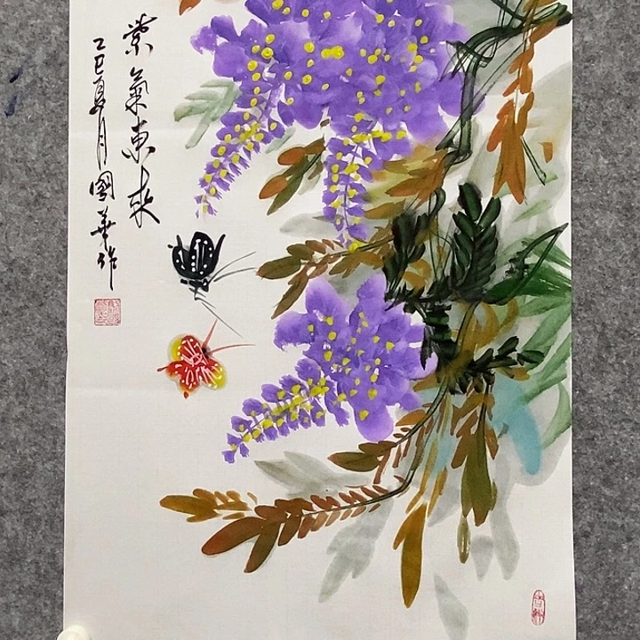 国画刘国华手绘作品1111