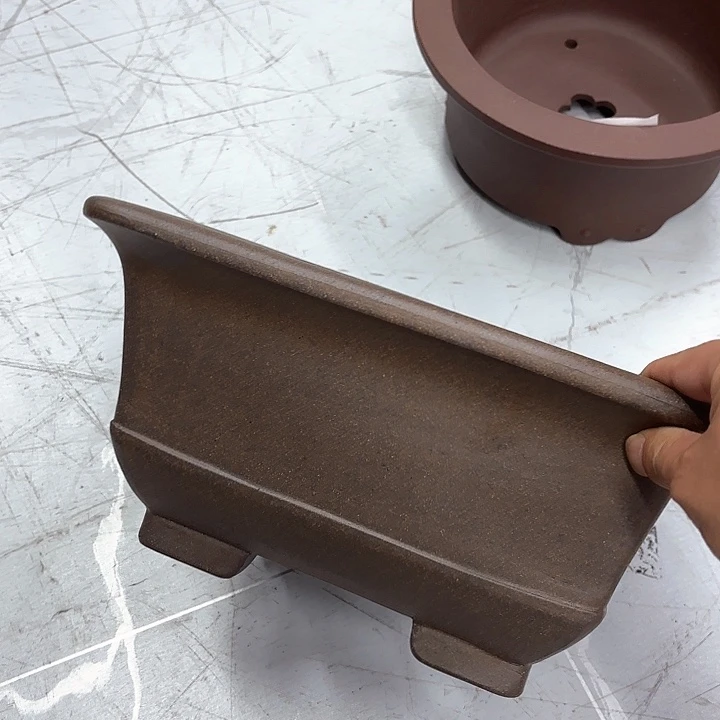 紫砂花盆紫砂的颜色很好看