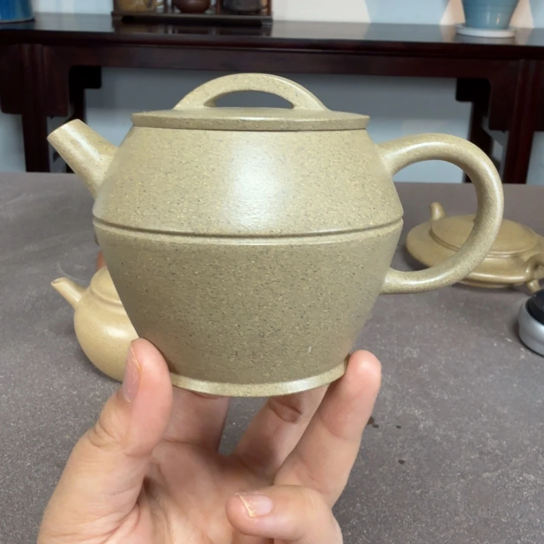 茶壶紫砂青段巨轮200