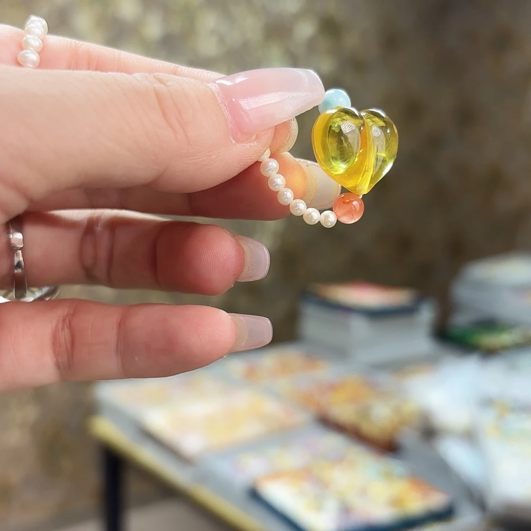 琥珀未镶嵌手链琥珀