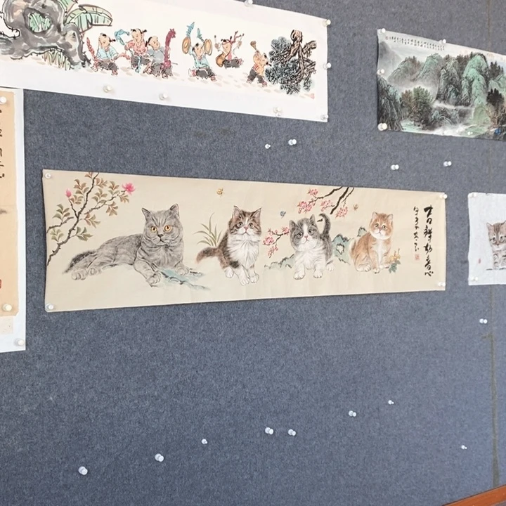 国画洪*堂绘画作品欣赏