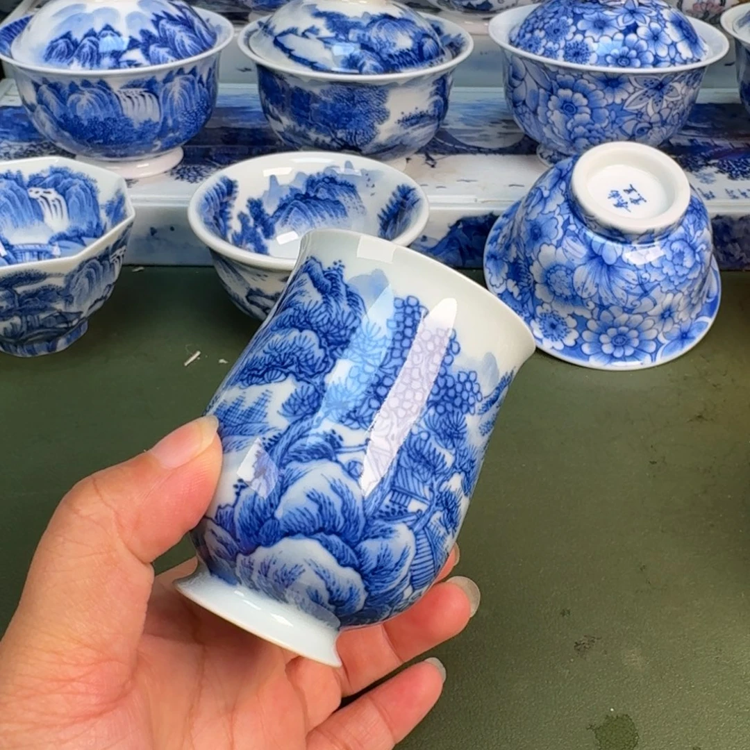 景德镇纯手绘茶具圆圆274