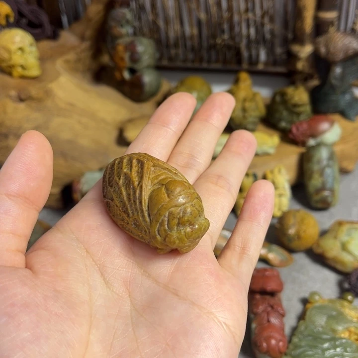 岫岩河磨玉（透闪石质玉）未镶嵌挂件