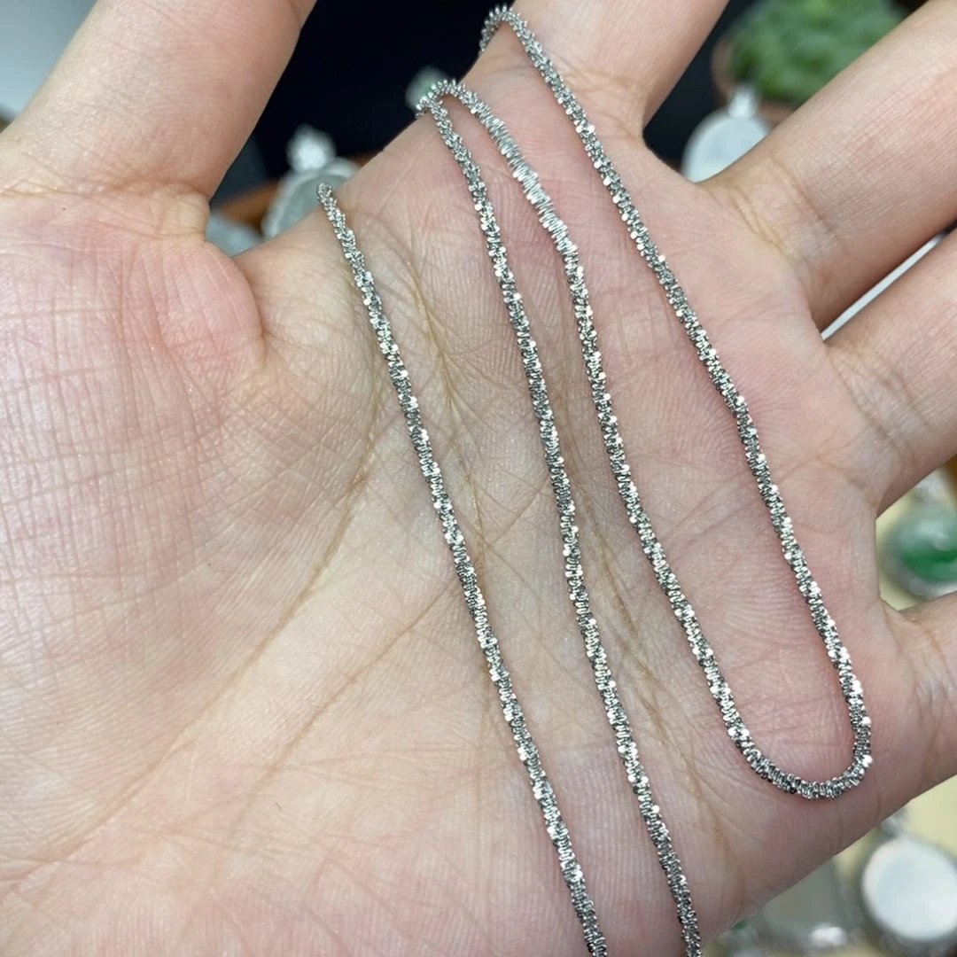 翡翠银S925镶嵌颈饰A货翡翠