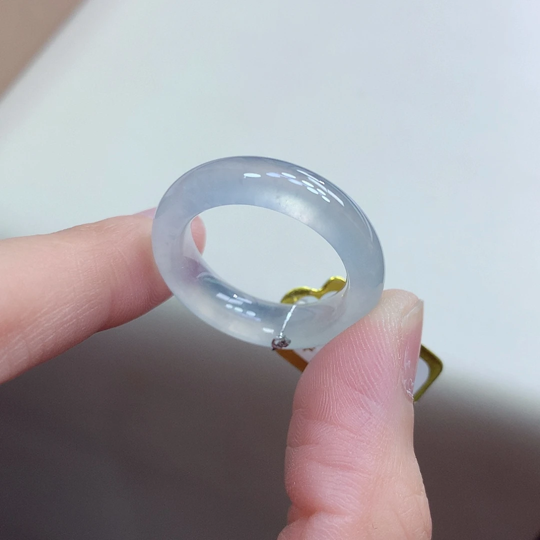 翡翠未镶嵌戒指20-21号