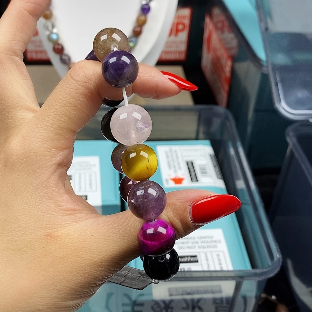 水晶银S925镶嵌手链