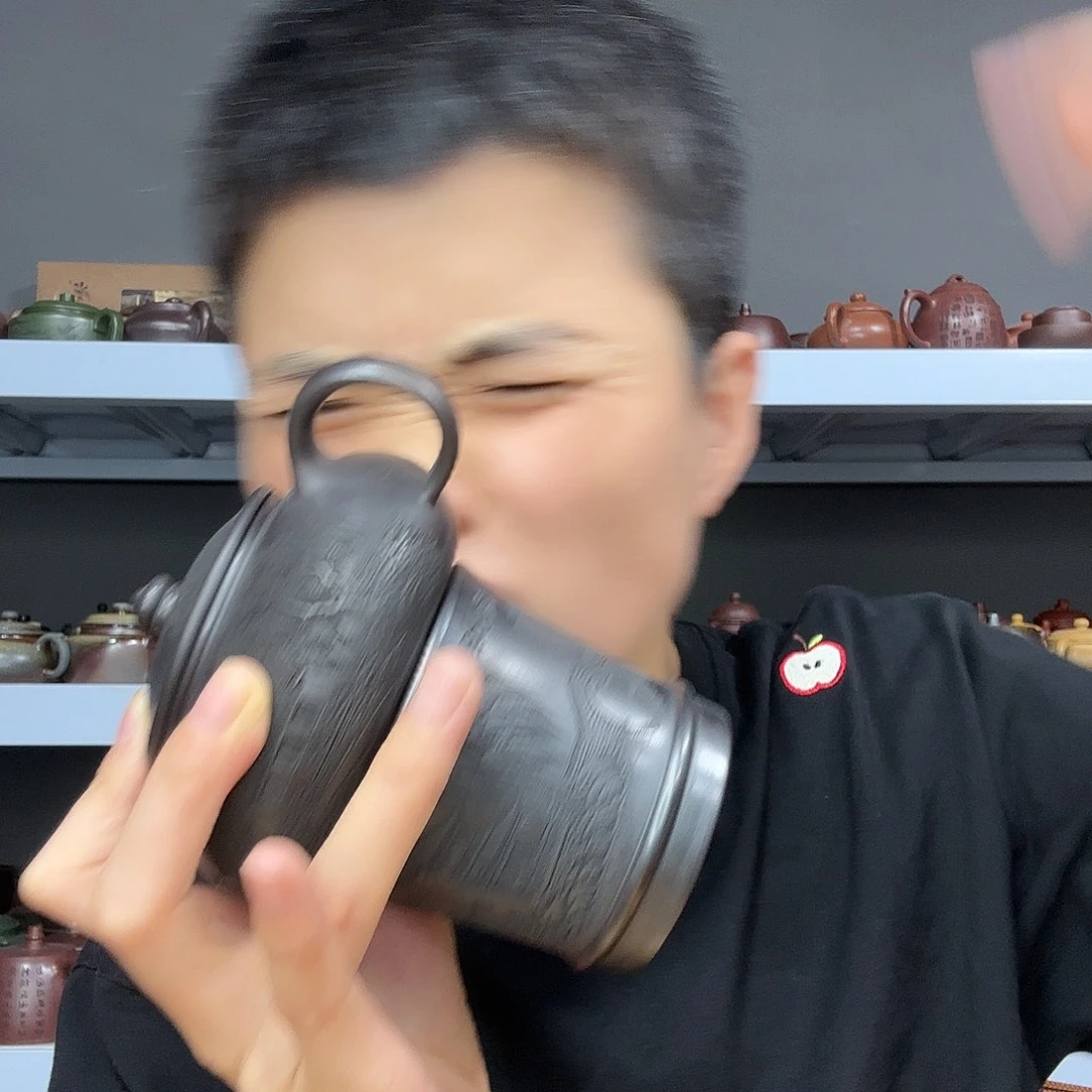 茶壶底槽青民间手艺人全手工制作