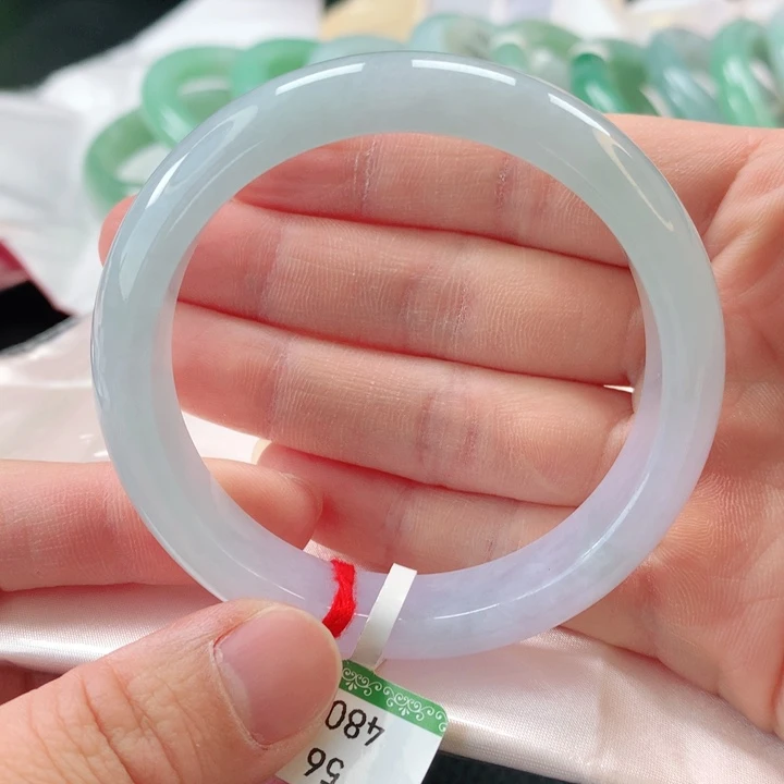 翡翠手镯未镶嵌缅甸A货翡翠手镯