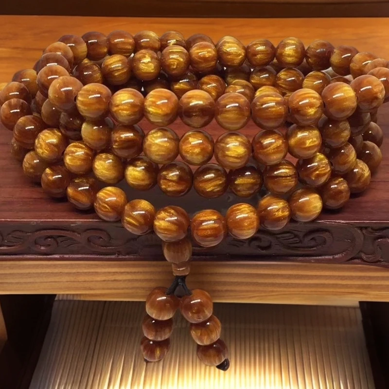 金丝海柳（108颗）A536