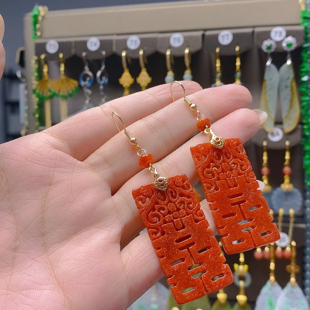 未镶嵌翡翠耳饰翡翠
