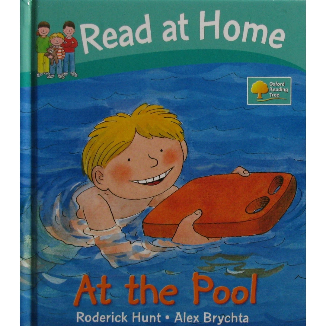 牛津家庭阅读原版书AtThePool英语绘本亲子共读早教启蒙