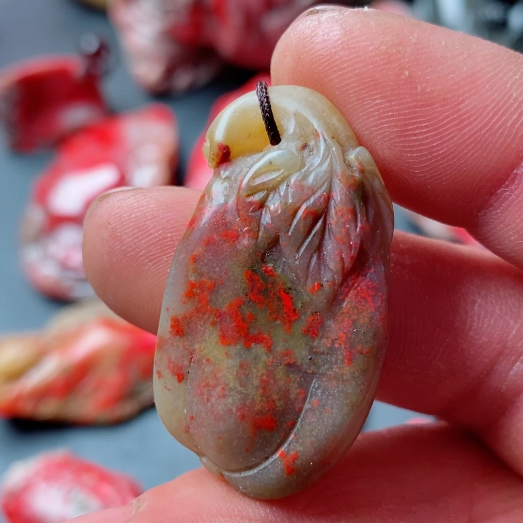 昌化鸡血石昌化鸡血石挂件