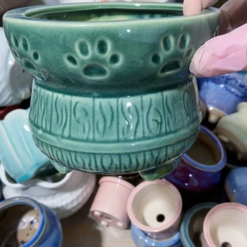 红陶陶瓷多肉花盆