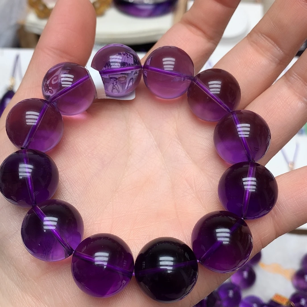 紫晶珠宝半成品未镶嵌L 高品质18mm