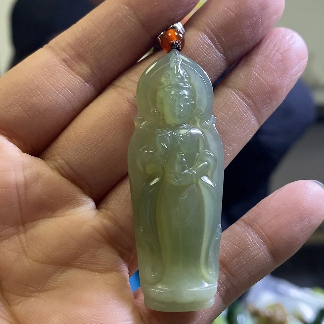 岫玉未镶嵌颈饰yg