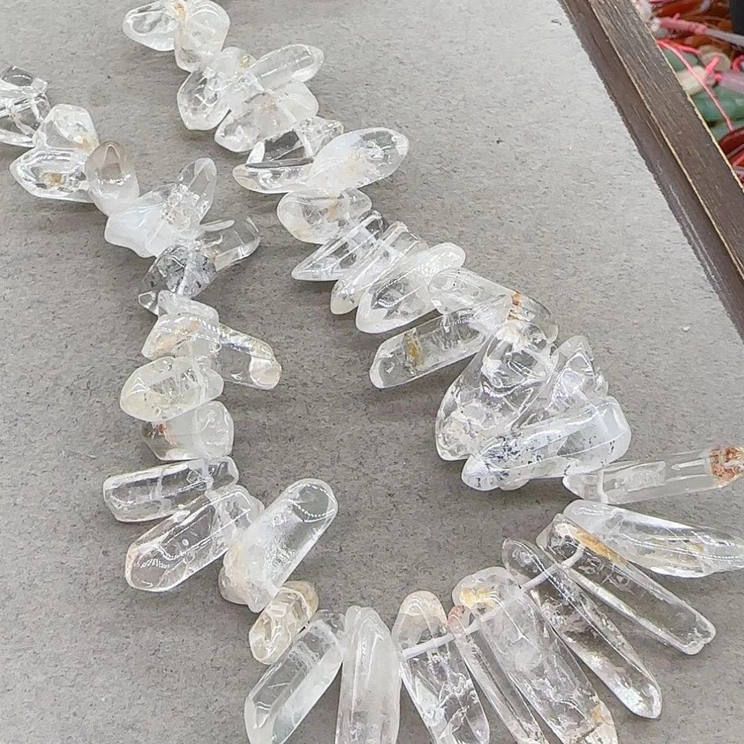 合金玛瑙/玉髓珠宝半成品水晶一条03