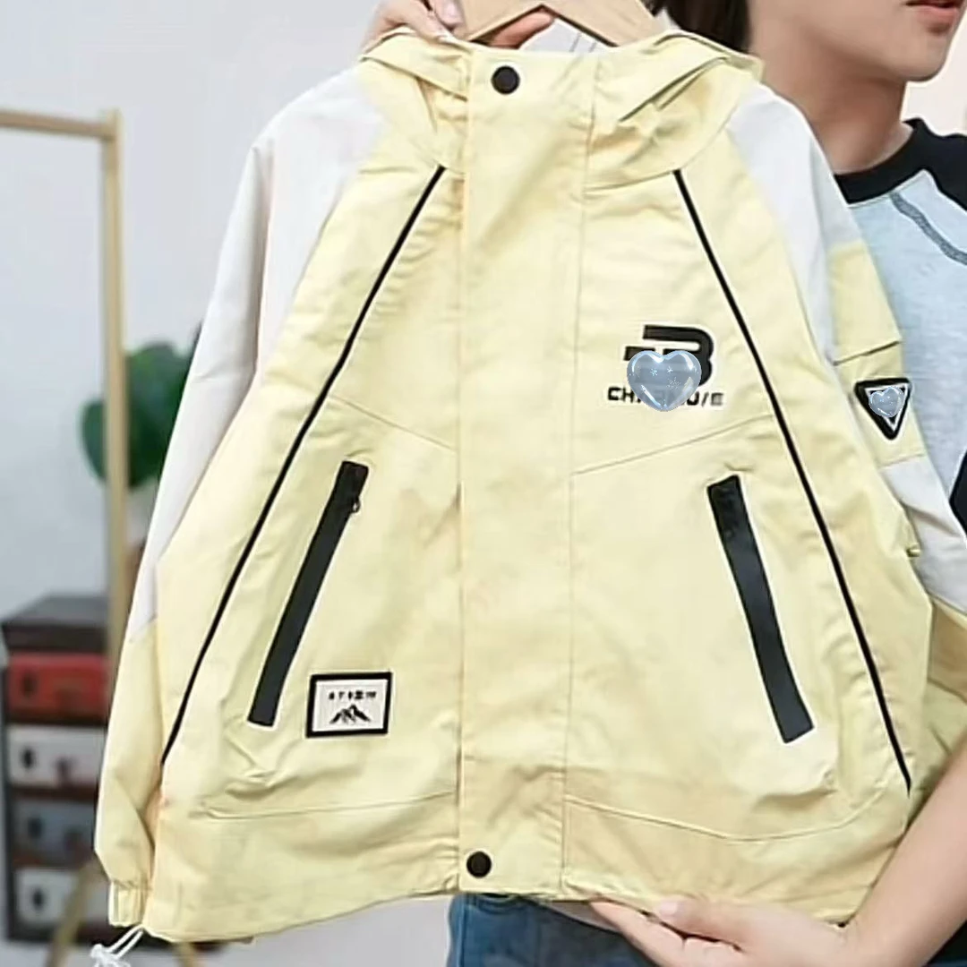 532626男童春装2025年新款春秋款牛仔裤运动痞帅潮