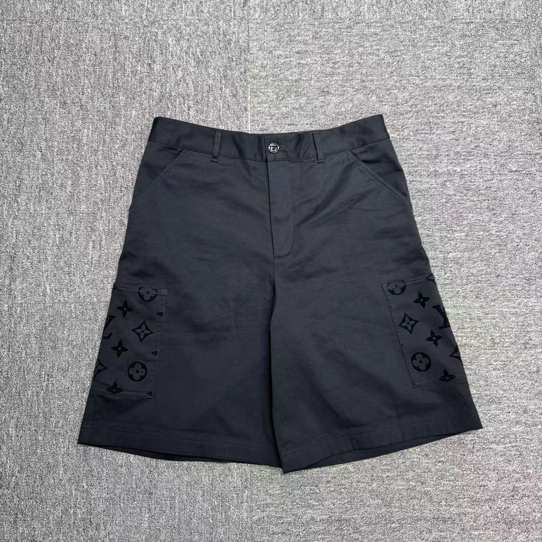 louis vuitton lv 植绒老花短裤/46码/98新/编码12472