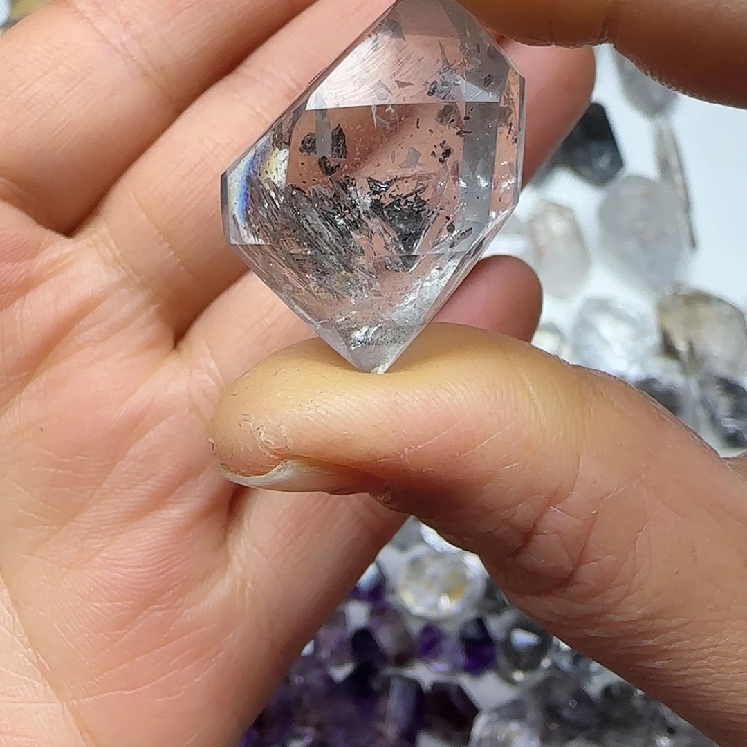 水晶珠宝半成品未镶嵌流沙