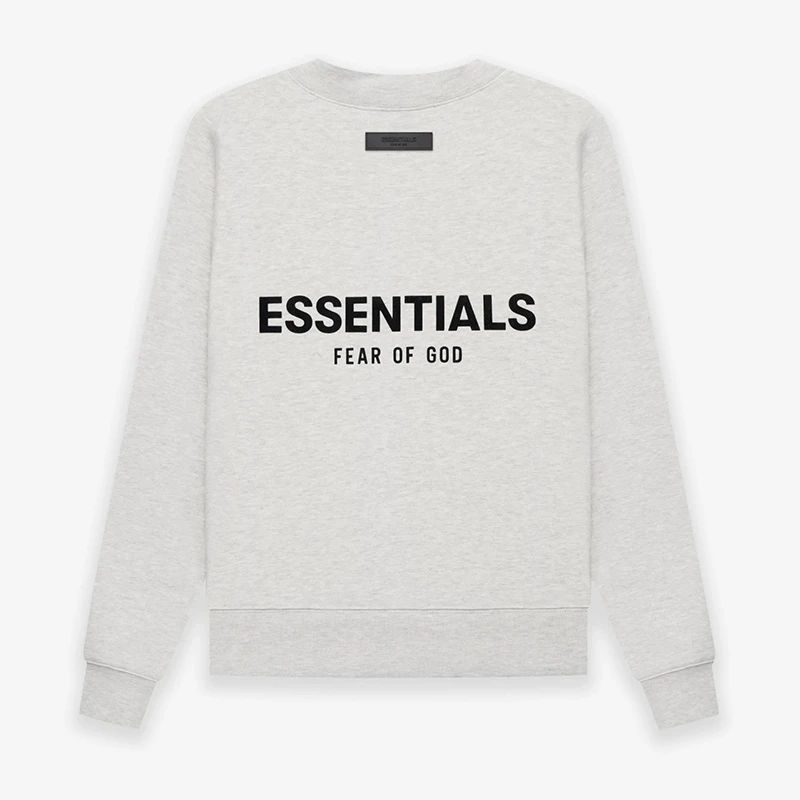 【ESSENTIALS卫衣】圆领加绒卫衣简约复古常规植绒加绒户外宽松潮流