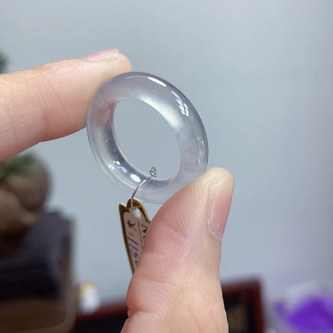 翡翠未镶嵌戒指13号