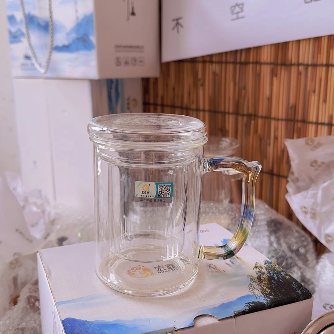 高硼硅玻璃茶水分离款S406白
