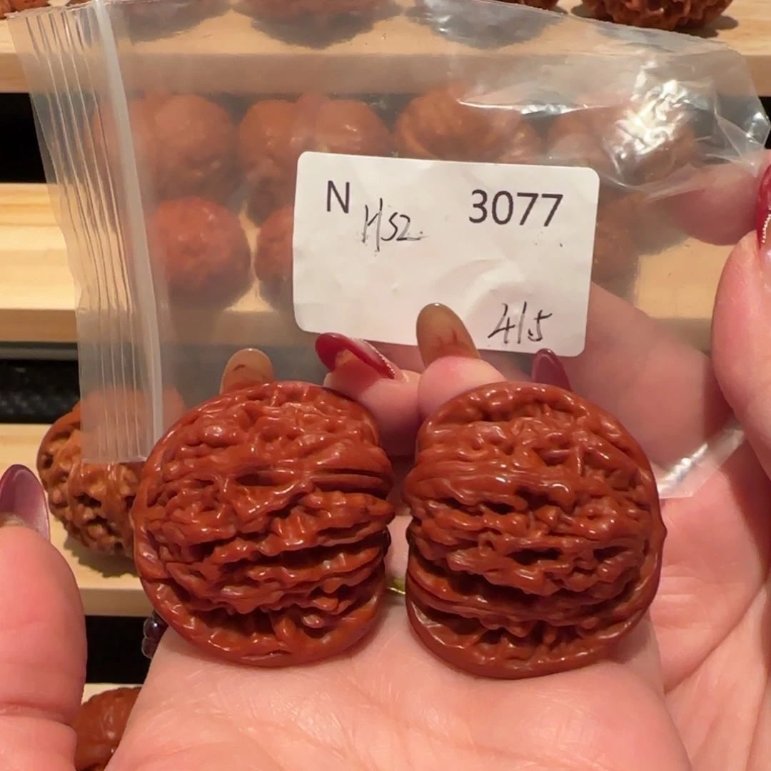 理***想文玩核桃吊坠玉化四座楼41精品