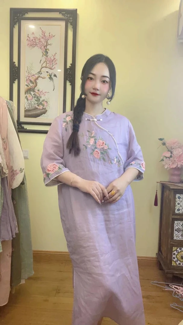 复古中式中国风民族风夏季短袖气质上衣