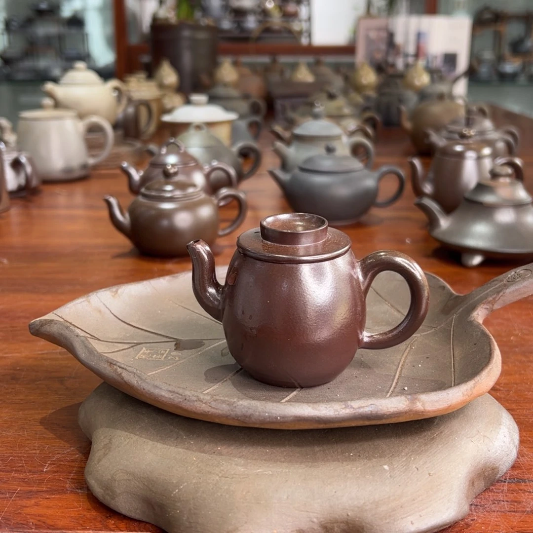贵台龙窑柴烧茶壶A28