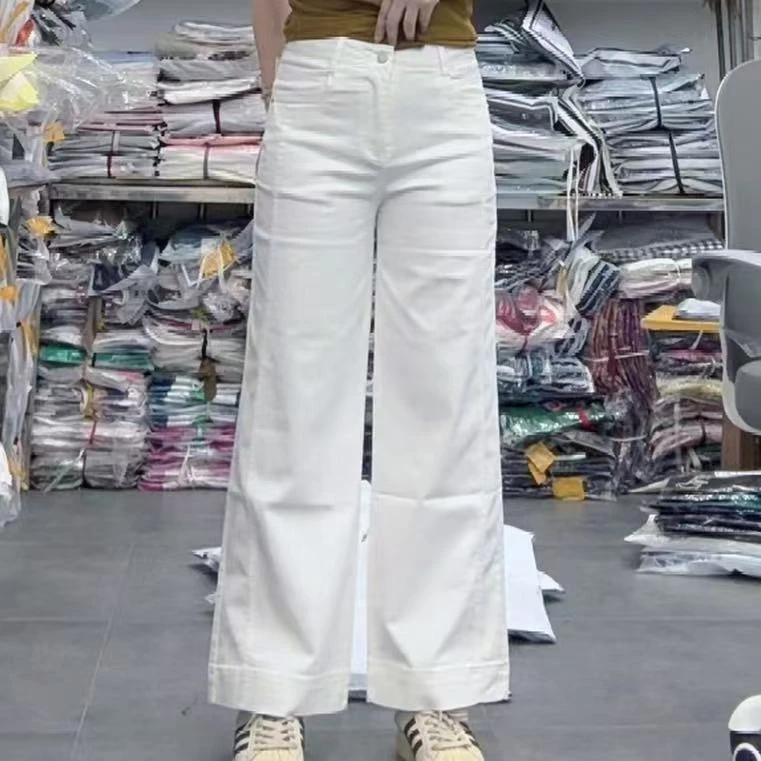 【芬芬家】新款时尚小个子九分裤显瘦百搭直筒裤6028