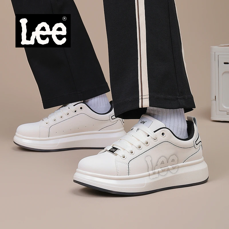 Lee男鞋2025新款爆款男式板鞋男士休闲鞋百搭鞋子男生小白鞋男款