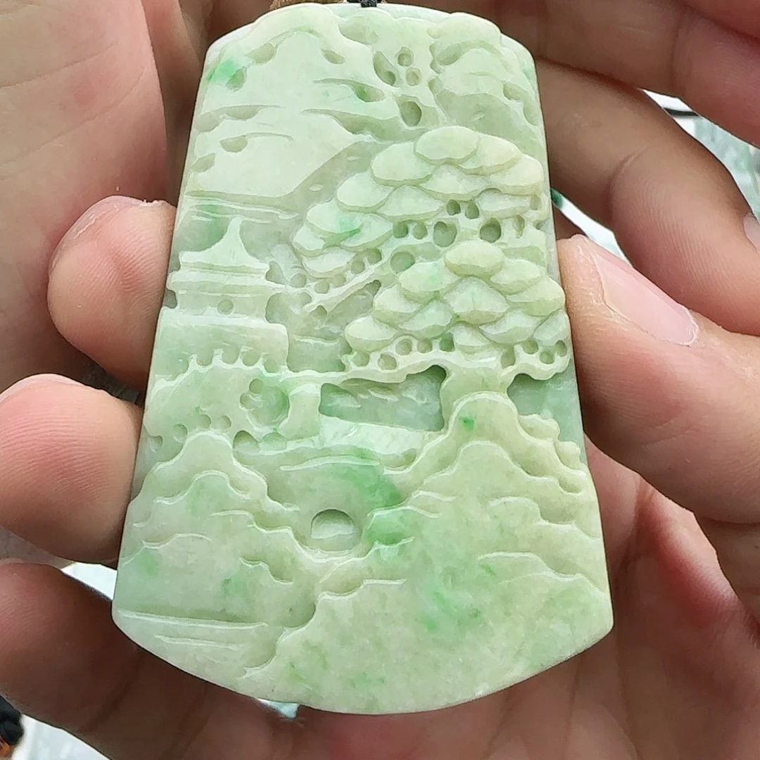翡翠未镶嵌颈饰翡翠