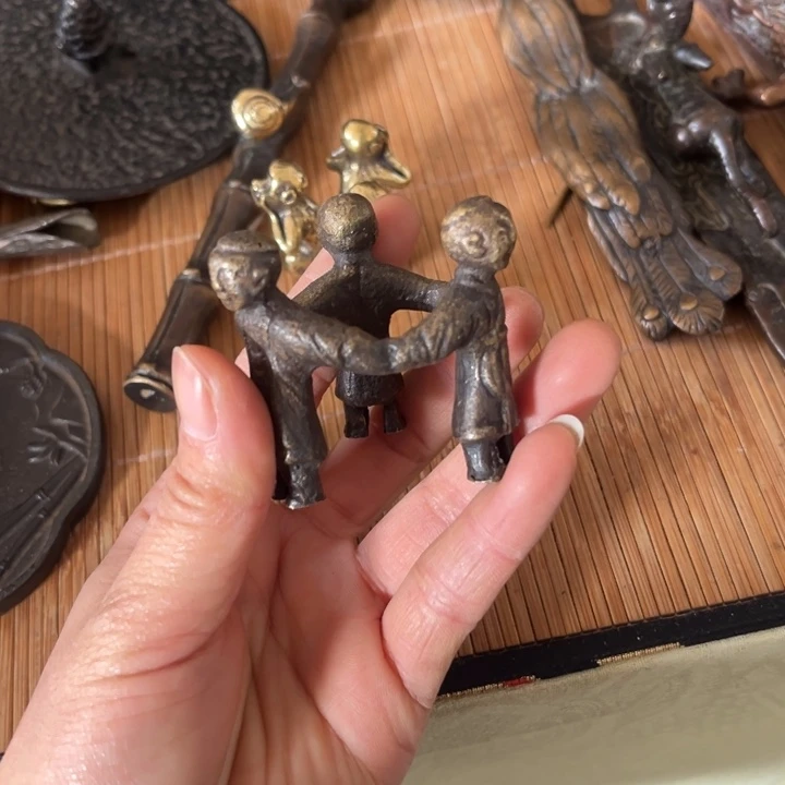 蜜安罐瓷香炉锡茶则