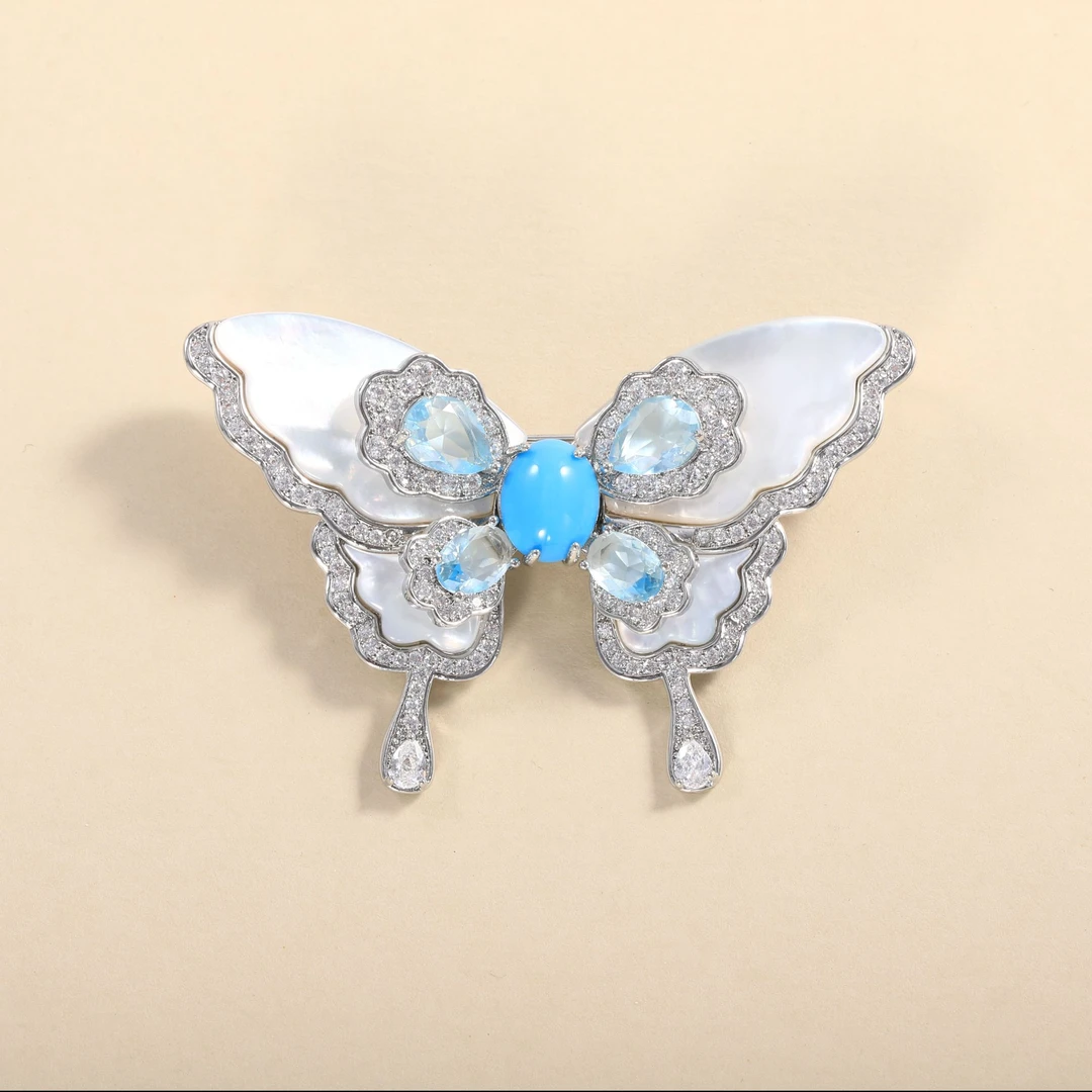 铜合金胸针 ——木木（D264）蝴蝶胸针