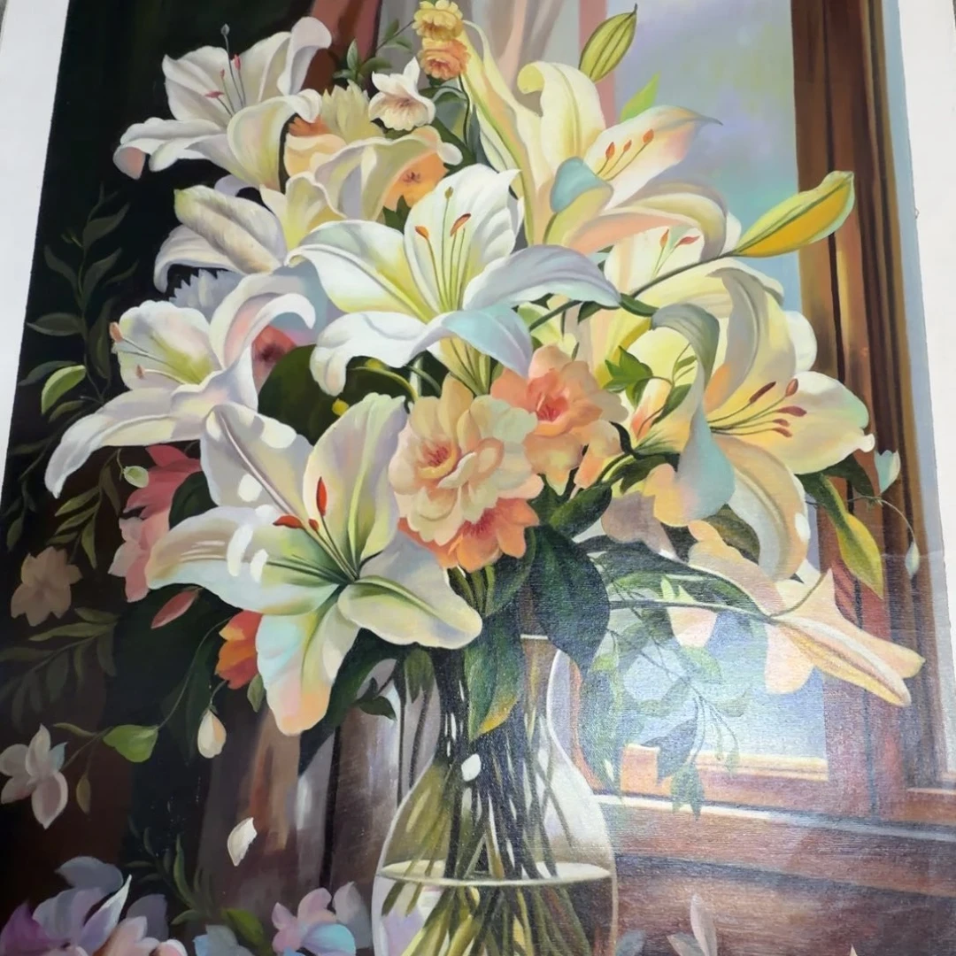 油画加油加油努力加油努力