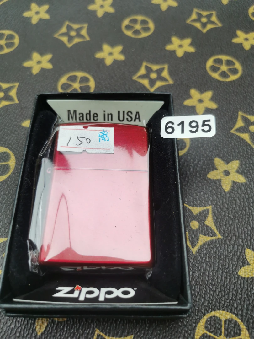 Zippo打火机回血18E红色漆面光板-6195