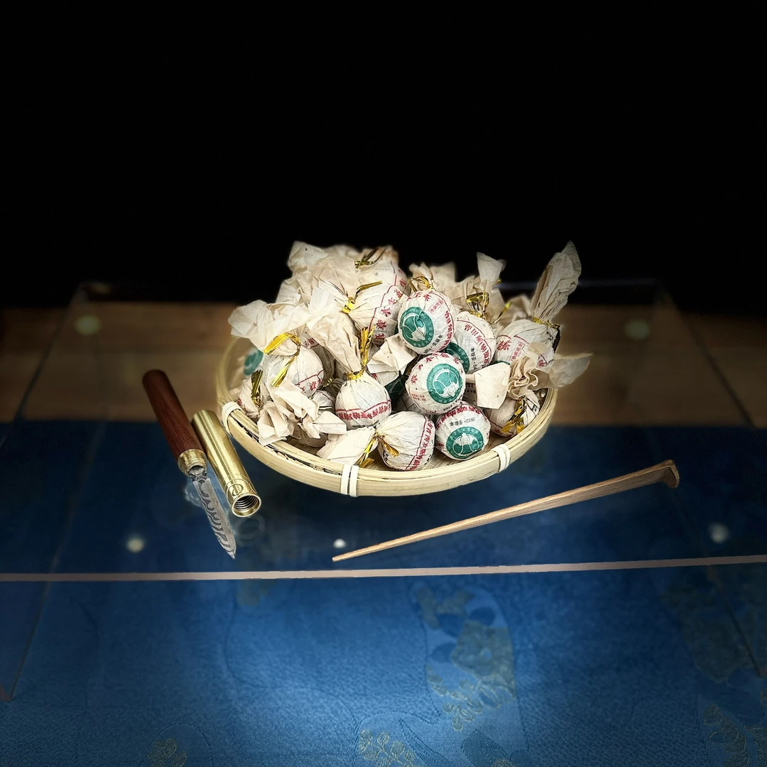 【晶晶严选】2012年 班章乔木白菜生态龙珠 8g*20颗 生茶