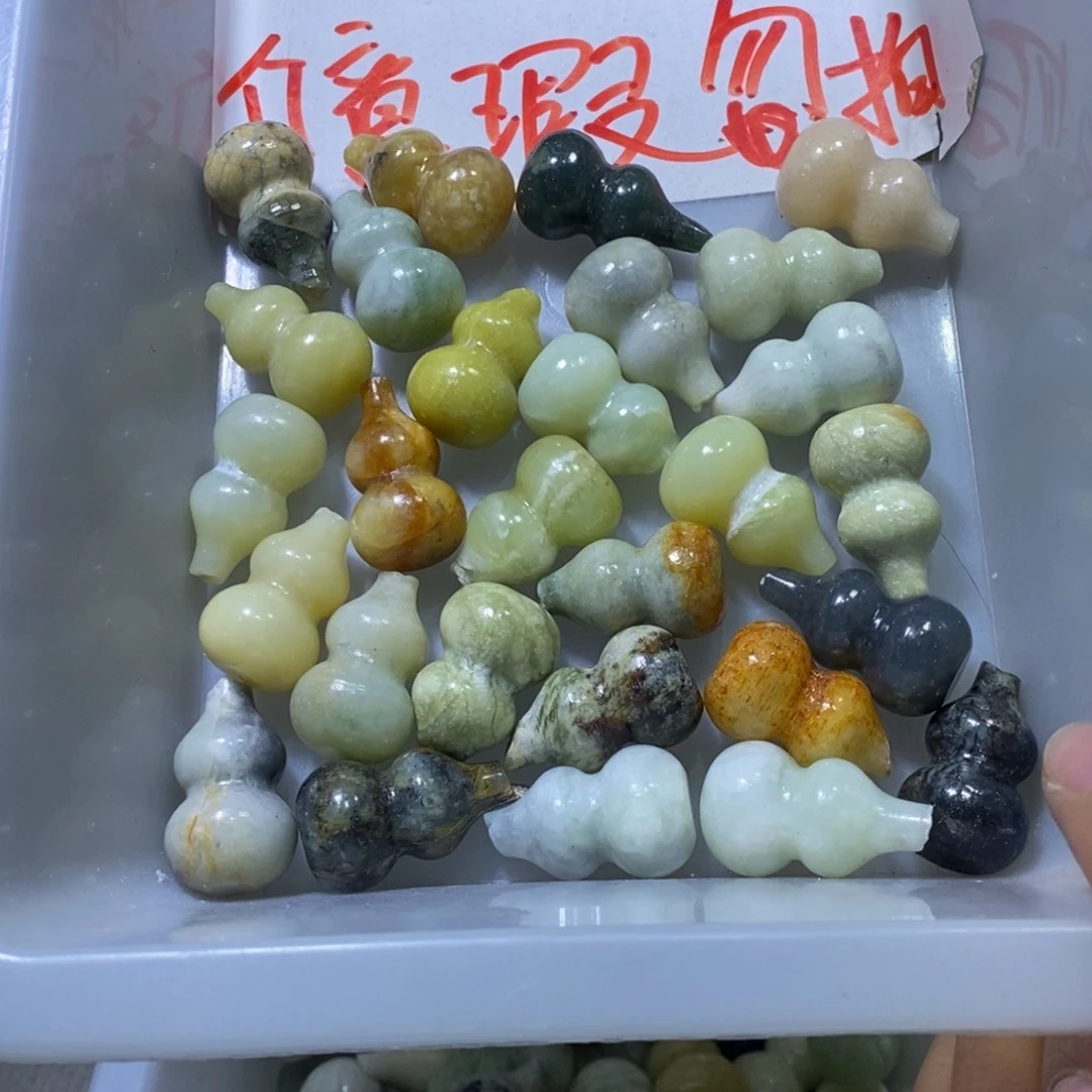 合金蛇纹石玉颈饰143