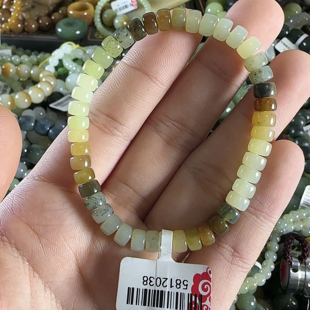 和田玉手链未镶嵌114