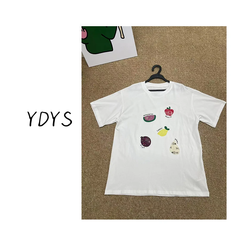 【YDYS】25K00168 2025新款时尚气质小众简约T恤