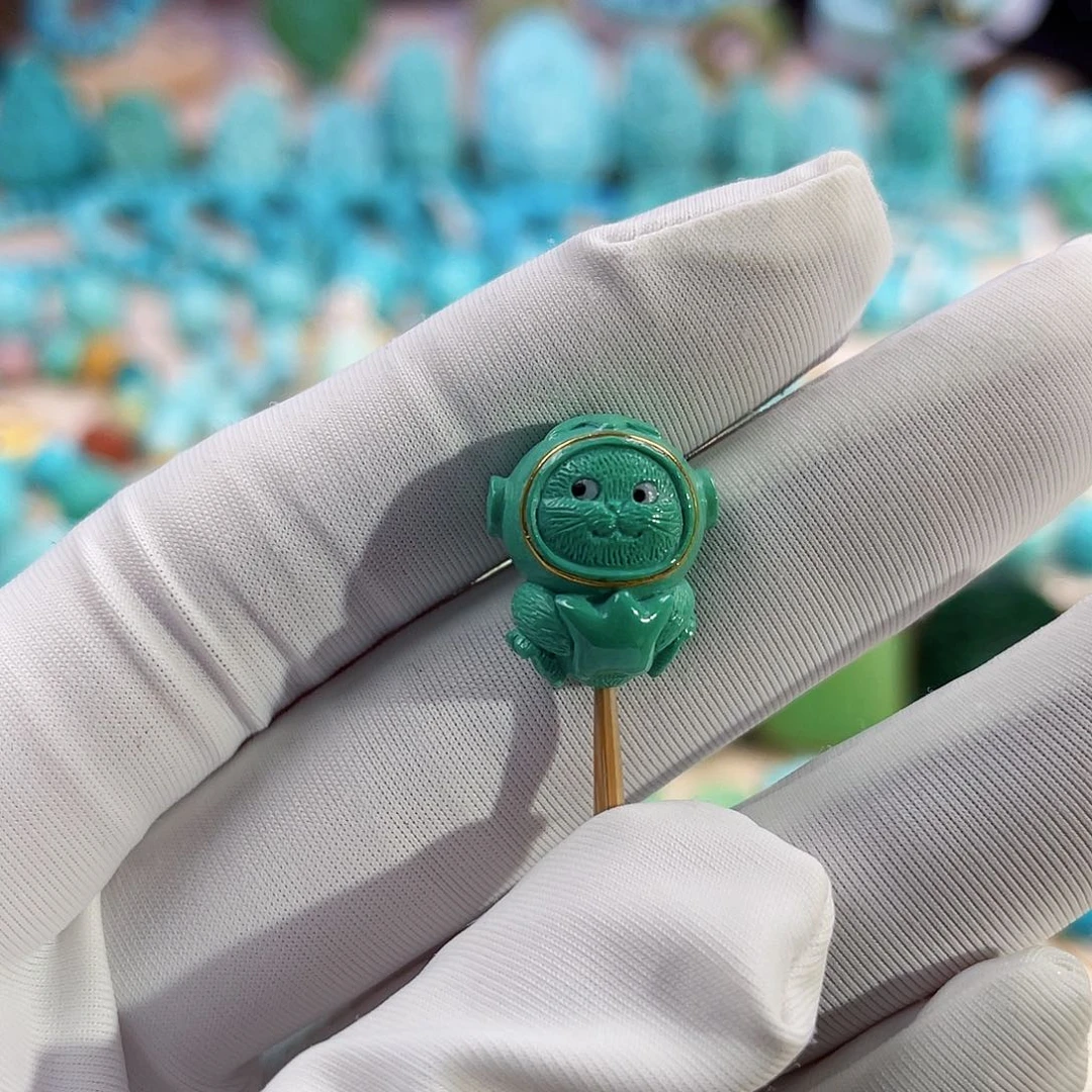 绿松石珠宝奇石未镶嵌