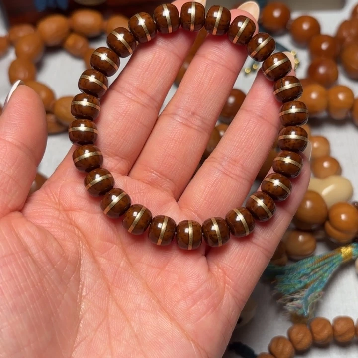 山***阔手串/手链橄榄核紫金鼠