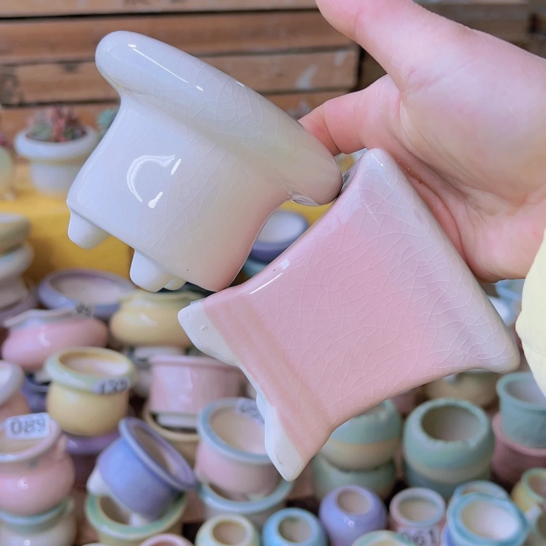 红陶陶瓷花盆当场满12包邮