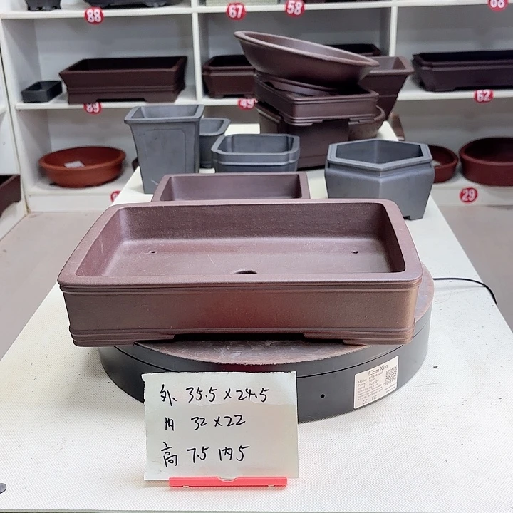 紫砂花盆M***哥五线小长大