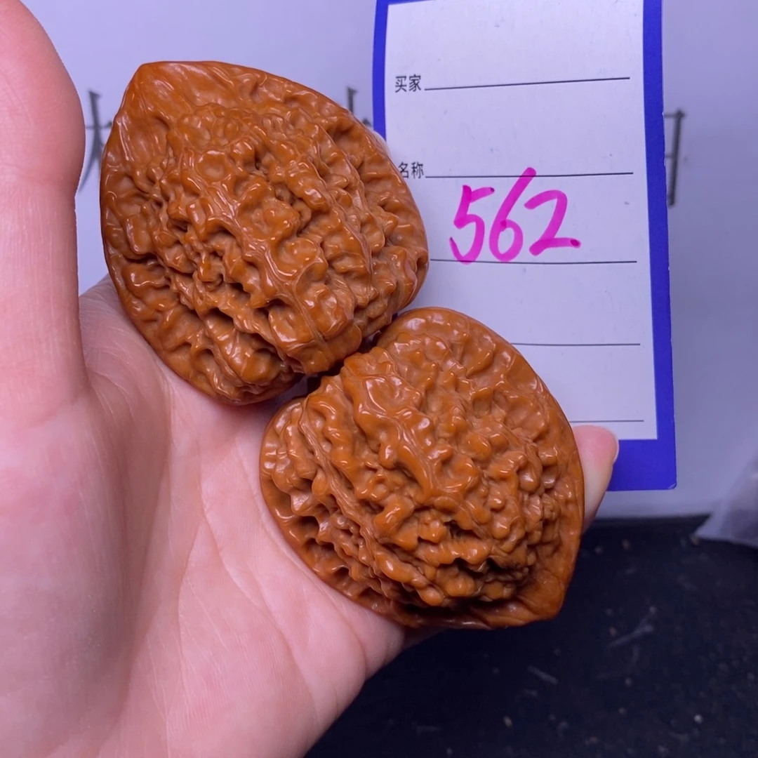 文玩核桃把件562/47官帽