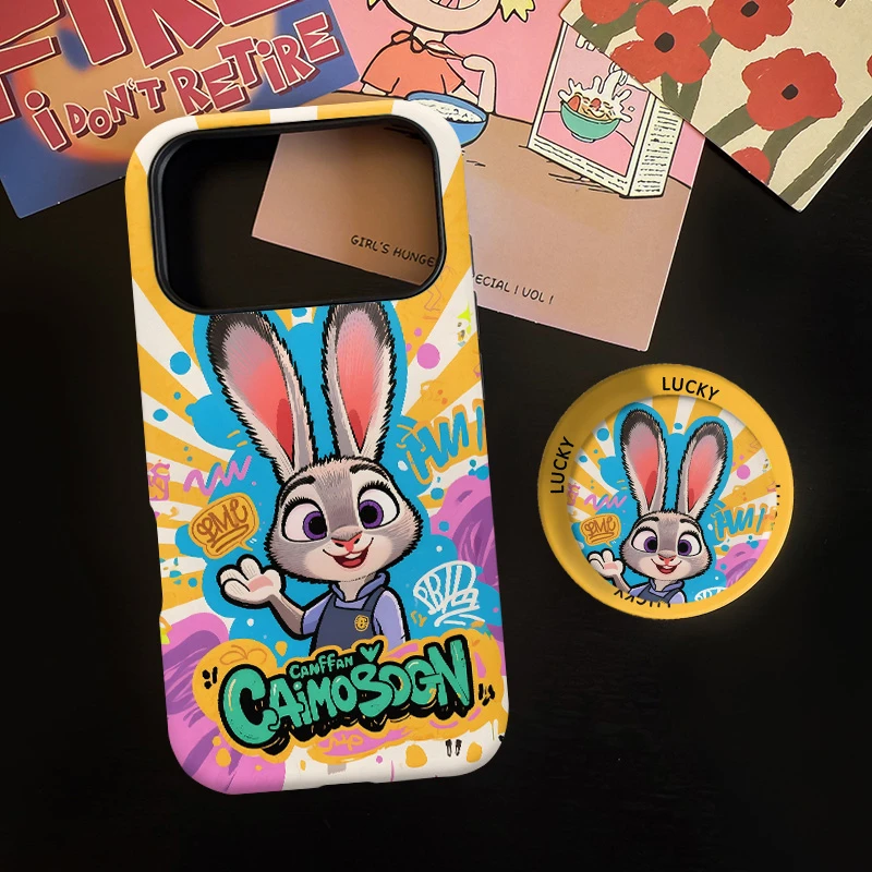 朱迪警官磁吸菲林二合一适用苹果17/16promax手机壳华为小米15