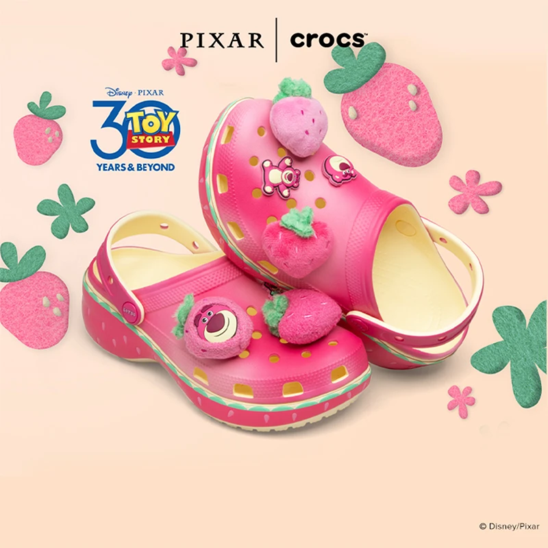 CROCS/卡骆驰【玩具总动员草莓熊】合作系列云朵洞洞鞋女鞋|212240